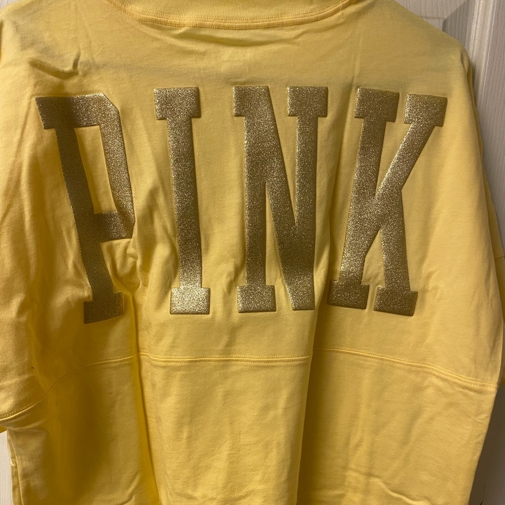 Pink varsity Tee